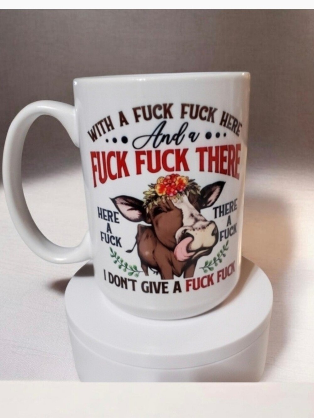 Funny F' IT Cow 15oz  Coffee Mug